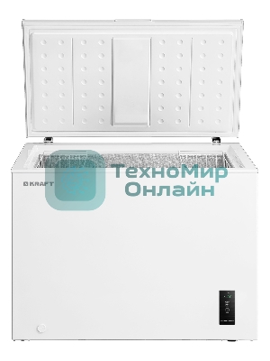 Морозильный ларь Kraft BD(W)-300BL, белый, 280л
