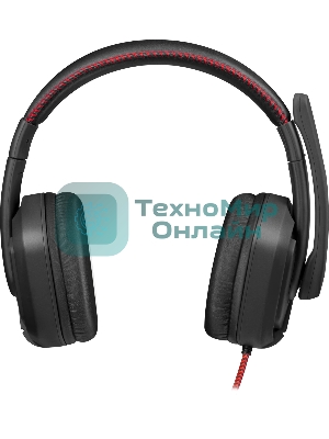 Гарнитура Defender Quake LED чёрный, проводная, подсветка