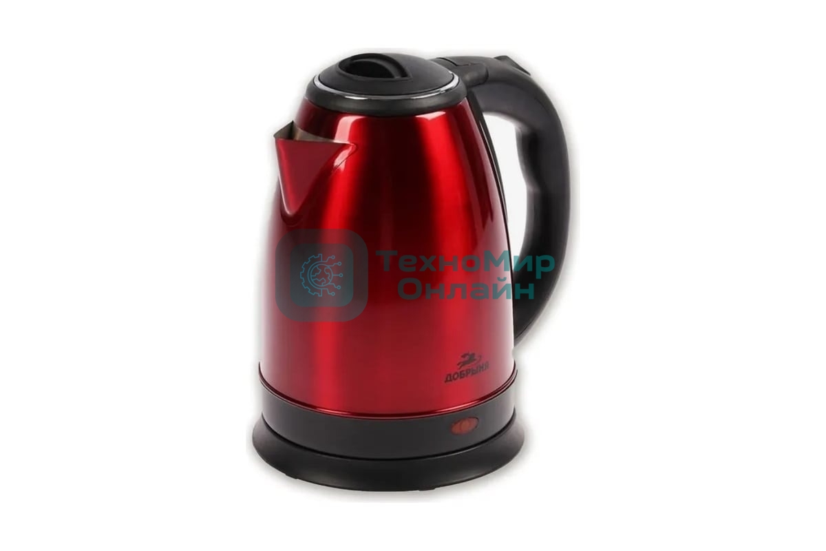 Чайник электрический Добрыня DO-1224 красный