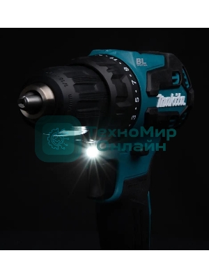 Дрель-шуруповерт Makita DDF490Z, 18 В, 0 Ач, 50 Нм, бесщеточный