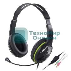 Гарнитура Genius HS-400A черный, проводная