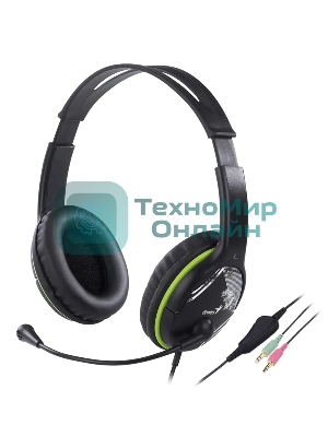 Гарнитура Genius HS-400A черный, проводная