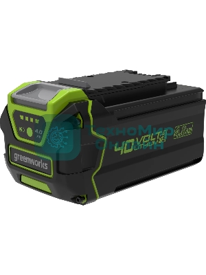 Цепная пила аккумуляторная (2005807UA) GreenWorks GD40CS18, 40V, 40 см, бесщеточная, 1,8 КВТ, с АКБ 2АЧ и ЗУ
