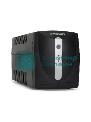 Источник бесперебойного питания Crown CMU-1000X/1000 ВА/600 Вт/3 x евророзетка с заземлением (Schuko)