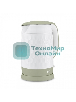 Чайник электрический BQ KT1715P White-Olive. Мощность:1800 Вт, Объем 1,7л