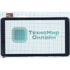 Сенсорное стекло (тачскрин) FM102201KA, черное