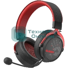 Гарнитура Bloody MR590 Sports Red красный/чёрный, беспроводная + проводная, Bluetooth, до 35 ч