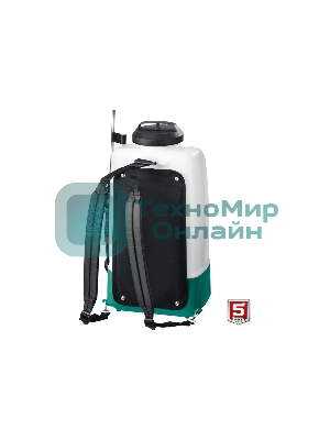 Опрыскиватель ЗУБР 15 л бак, 1 АКБ (4Ач), 5 кг  аккумуляторный, Li-Ion 18В