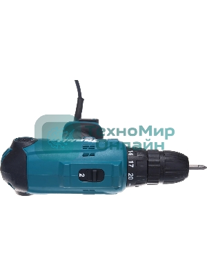 Дрель Makita DF0300 320Вт,БЗП-10мм,0-450\0-1500об\м,1.2кг,кор