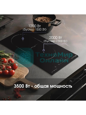 Индукционная варочная панель Zigmund & Shtain CI 29.3 B независимая, черный