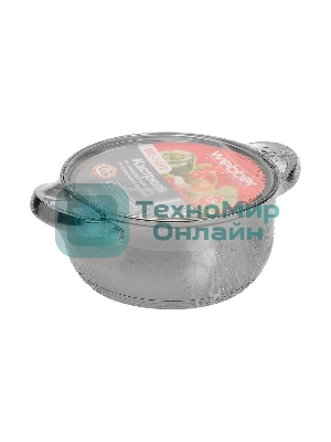 Кастрюля WEBBER BE-143/2 1,9 л, 16 см, нержавеющая сталь, с крышкой