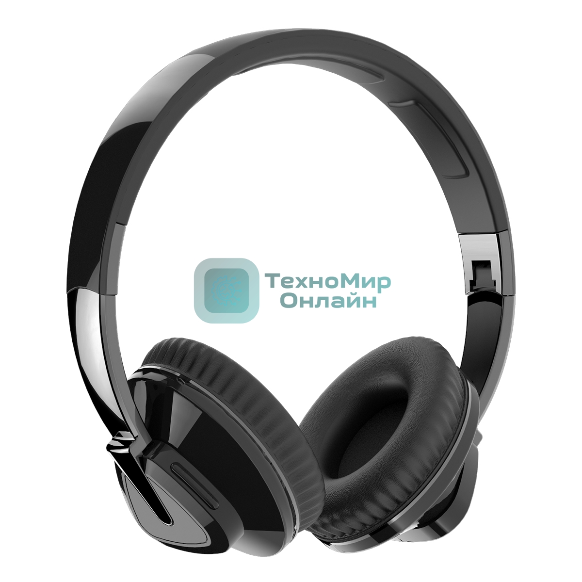 Беспроводные наушники MORE CHOICE HW33 черный, накладные, Bluetooth, складная конструкция, до 6 ч