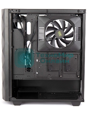 Компьютерный корпус Hiper DCB черный без БП ATX 1x120mm 1x140mm 1xUSB2.0 1xUSB3.0 audio bott PSU