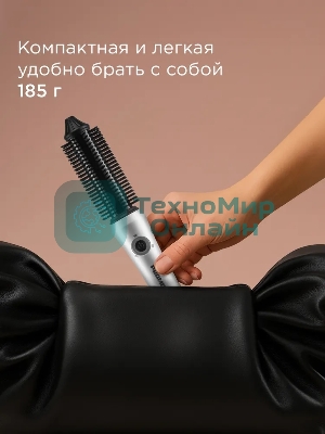 Расческа-выпрямитель для волос Redmond HS1741 белый/черный, 200 °C, 3 режима