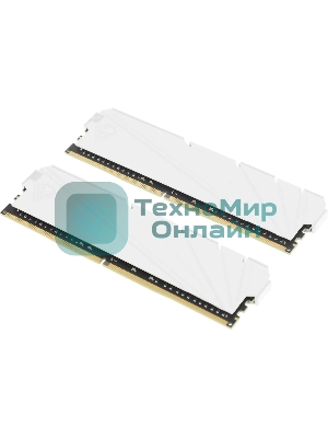 Оперативная память NETAC Shadow S, DDR4, 32Gb (2x16 GB), 3200 MHz, CL16, DIMM, радиатор, белый