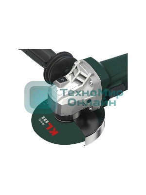 Угловая шлифовальная машина бесщеточная (болгарка) KLPRO KLAT11509 с регулировкой оборотов (сеть, 1150Вт, 115мм, 3000-11500об/мин)