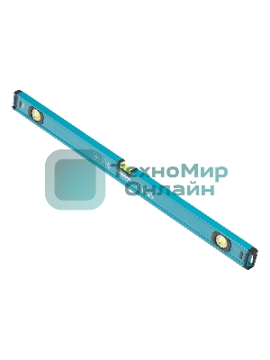 Уровень Gross 33652 алюминиевый, магнит., фрезерованный, 3 глазка, 0,5 мм/м, 800 мм