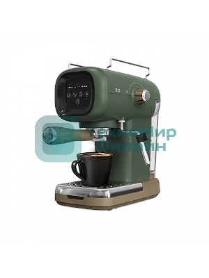 Кофеварка эспрессо BQ CM2005 зеленый, исп. кофе - молотый, 0.6 л, 1100 Вт, 20 бар