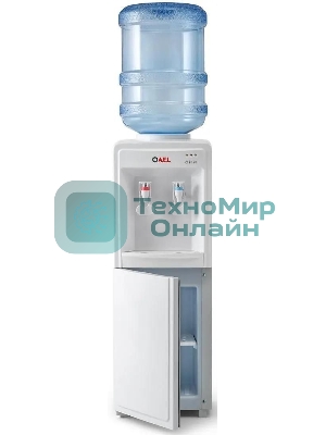 Кулер для воды AEL LD-AEL-718C, верхняя загрузка, нагрев 87 °С, охлаждение 15 °С, белый