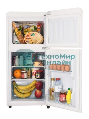 Холодильник Harper HRF-T120M белый двухкамерный 80/38л морозилка сверху