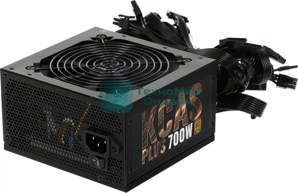 Блок питания Aerocool/Formula AC KCAS PLUS 700, 700Вт, 80 PLUS Bronze, 120мм черный (аналог Aerocool KCAS PLUS 700W)