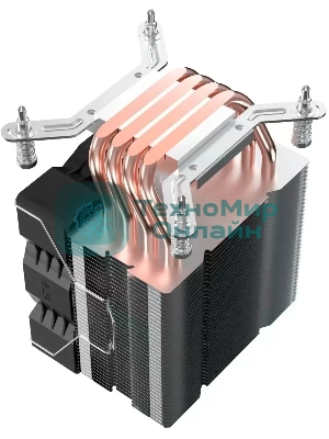 Устройство охлаждения(кулер) Digma D-CPC130-PWM1 Soc-AM5/AM4/1151/1200/1700 черный 4-pin Al+Cu 130W OEM