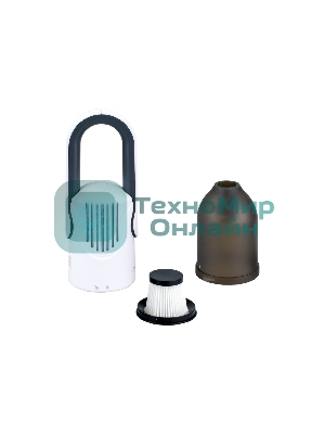 Пылесос вертикальный TENDENZA TZ-VС-305 белый, питание от аккумулятора, 80 Вт, уборка сухая, пылесборник 0,5 л