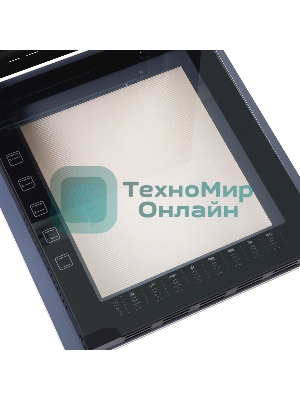 Шкаф духовой электрический Maunfeld EOEC516BG, встраиваемый, 51л, дверца с 2 стеклами, бежевый