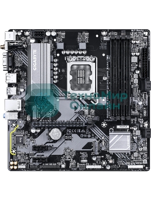 Материнская плата Gigabyte B760M D3HP WIFI6, LGA 1700, Intel B760, 4xDDR5, 4xSATA, 2xM.2, 1xPCIe 4.0 x16, 1xPCIe 4.0 x4, 1xHDMI, 1xDP, 1x2.5Gb LAN, Wi-Fi 6, Bluetooth 5.3, 1xUSB-C 10Gbps, 1xUSB-A 10Gbps, 4xUSB-A 5Gbps, 2xUSB-A 2.0, 1xPS/2, 3x3.5 мм, 7.1, mATX