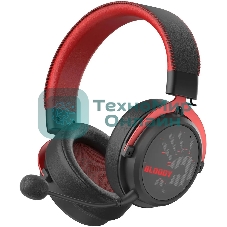 Гарнитура Bloody MR590 Sports Red красный/чёрный, беспроводная + проводная, Bluetooth, до 35 ч