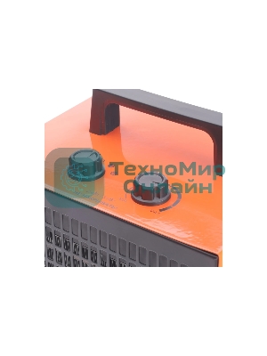 Тепловентилятор электрический Patriot PT Q 5S, оранжевый/черный, 3000 Вт, 25 м2, термостат