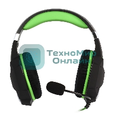 Гарнитура SmartBuy Rush Viper чёрный-зеленый, проводная, 3.5 мм