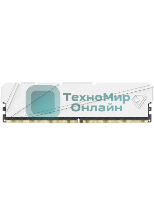 Оперативная память NETAC Shadow S, DDR4, 32Gb (2x16 GB), 3200 MHz, CL16, DIMM, радиатор, белый