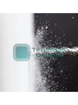 Бур по бетону Denzel двойная спираль, Cobalt W-tip, 20x460 мм, SDS PLUS