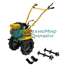 Мотоблок Denzel DPT-170S, 7 л.с., ремен.сцеп, фрез 3х4, ШОМ, передачи 2В/1Н