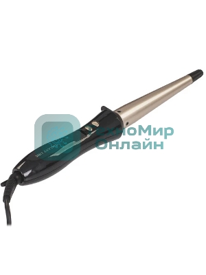 Щипцы для завивки волос Galaxy Line GL4636 черный/золотистый, 13-25 мм, 100-200 °C, 6 режимов