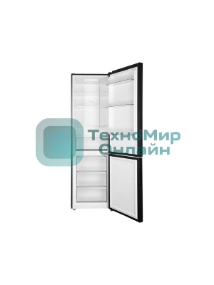 Холодильник Candy CFN6200BO черный обсидиан двухкамерный 243/91л морозилка снизу, No Frost