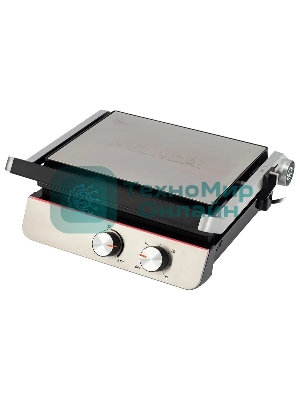 Гриль электрический Hyundai HYG-5047 2200Вт черный/черный