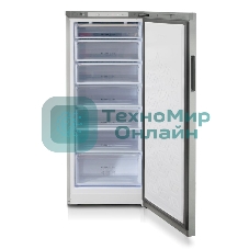 Морозильная камера Бирюса Б-M6046, металлик, 230л, 7 ящиков