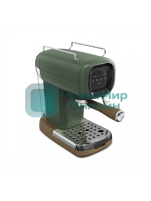 Кофеварка эспрессо BQ CM2005 зеленый, исп. кофе - молотый, 0.6 л, 1100 Вт, 20 бар