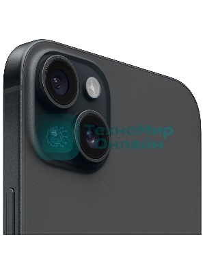 Смартфон Apple iPhone 15, 6/128Gb, черный