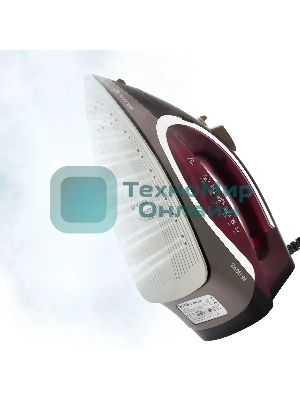 Утюг Vitek VT-8309 BK, черный/коричневый/бордовый