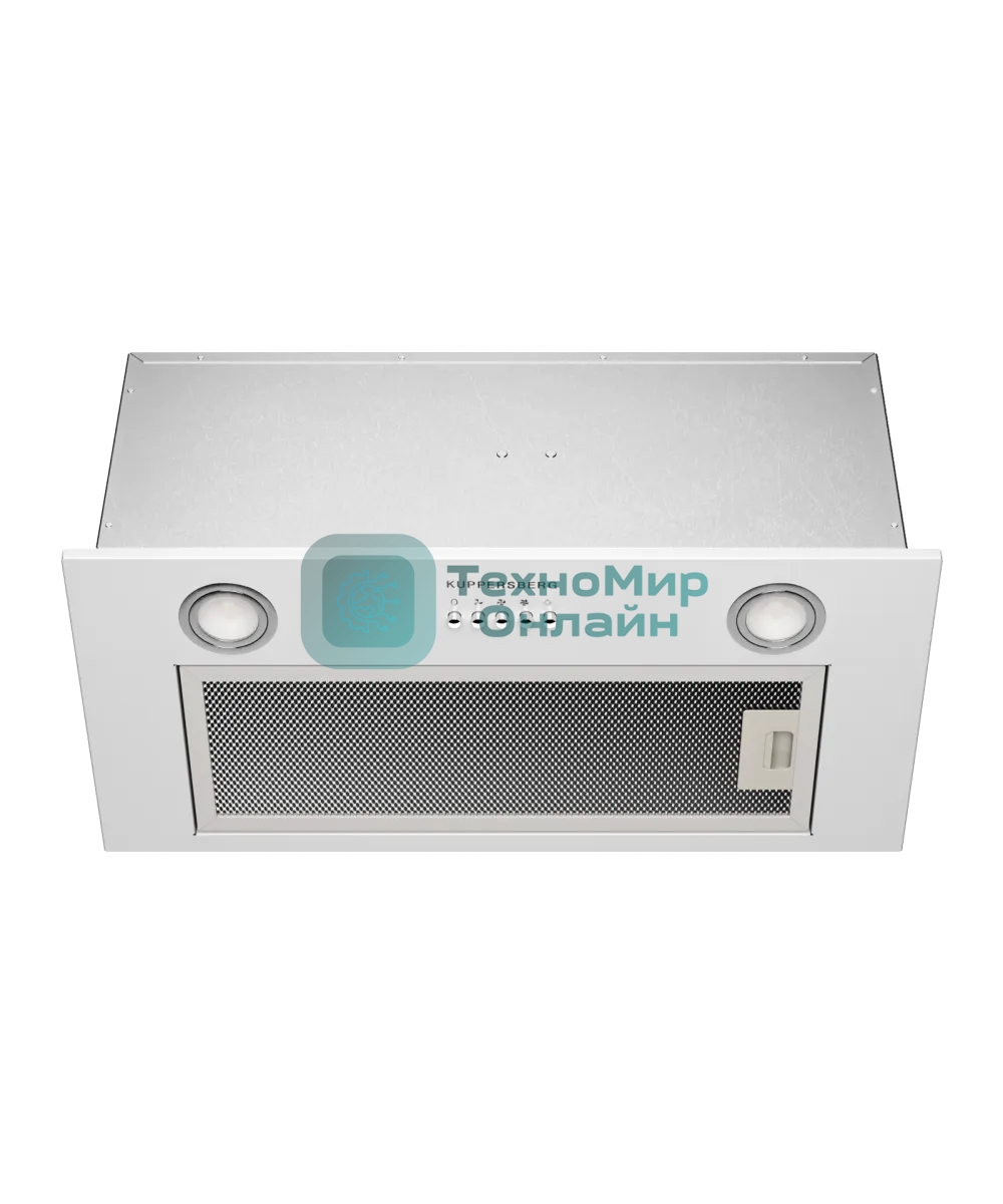 Вытяжка встраиваемая KUPPERSBERG High-Tech Inpush 60 W белый, 57.5 см, 780 куб. м/ч, 62 дБ