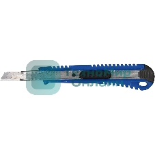 Нож канцелярский Silwerhof Daily шир.лез.9мм фиксатор усиленный пластик ассорти блистер