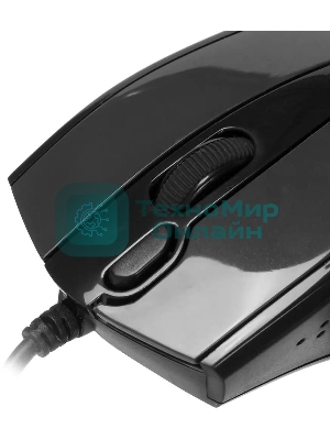 Мышь проводная A4Tech N-500F серый глянец/черный, 1200 dpi, USB, кнопки - 4