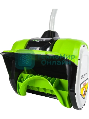 Снегоуборщик аккумуляторный GreenWorks GD40SSK4, 40V, 30 см, бесщеточный, с 1хАКБ 4 А.ч и ЗУ 2600807UB