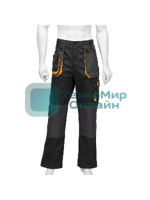 Брюки профессиональные рабочие Denzel 65% полиэстер 35% хлопок, XXXL