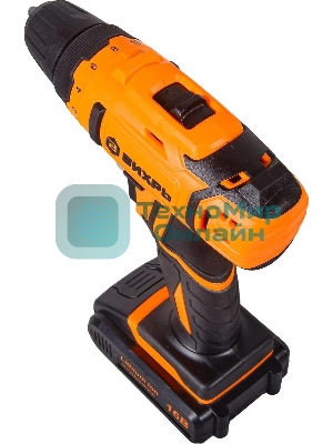 Дрель-шуруповерт Вихрь ДА-16Л-2КА, 16 В, 1,5 Ач, 32 Нм, щеточный