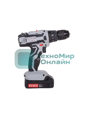 Дрель-шуруповерт Ресанта ДА-18-2ЛК-У, 18 В, 2 Ач, 50 Нм, щеточный