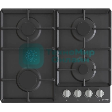 Газовая варочная панель Gorenje G641EXB, 4 конфорки, металл, черный